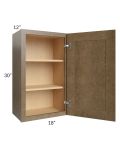 Royal Bronze Shaker 18x30 Wall Cabinet
