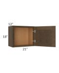 Royal Bronze Shaker 21x18 Wall Cabinet