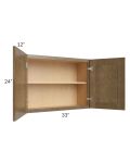 Royal Bronze Shaker 33x24 Wall Cabinet