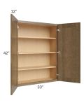 Royal Bronze Shaker 33x42 Wall Cabinet