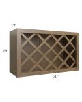 Royal Bronze Shaker 30x18 Wine Rack Cabinet