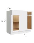 Royal White Shaker 39" Blind Base Corner Cabinet