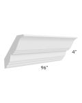 Royal White Shaker 96"Large  Crown Molding (4")