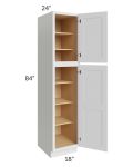 Royal White Shaker 18x84 Pantry Cabinet