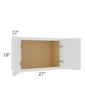 Royal White Shaker 27x18 Wall Cabinet 