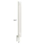 Providence Cream 3" Fluted Decorative Base Filler