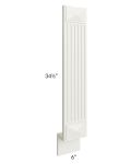Providence Cream 6" Fluted Decorative Base Filler