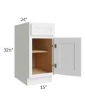 Gramercy White ADA 15" Base Cabinet