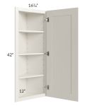 Providence Cream 12x42 Angle Wall Cabinet