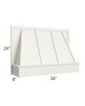 Providence Cream 36" Wood Range Hood