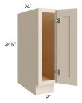 9" Full Height Door Base Cabinet