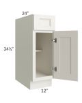 Providence Cream 12" Base Cabinet