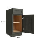 Charlotte Dark Grey 15" Base Cabinet