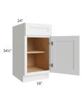 Belfast White 18" Base Cabinet