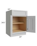Tuscan Painted Grey 24" Base Cabinet