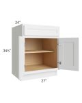 Gramercy White 27" Base Cabinet
