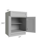 Dove Grey Shaker 27" Base Cabinet