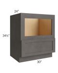 30" Base Microwave Cabinet