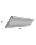 Dove Grey Shaker Crown Molding