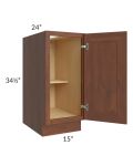 15" Full Height Door Base Cabinet
