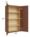 Cambridge Saddle Glaze 24x42 Wall Cabinet