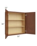 Cambridge Saddle Glaze 33x36 Wall Cabinet