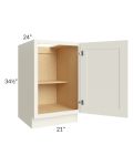 21" Full Height Door Base Cabinet