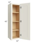 Cambridge Antique White Glaze 12x42 Wall Cabinet