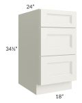 Providence Cream 18" Drawer Base Cabinet