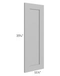 Dove Grey Shaker 12x36 End Decorative Door