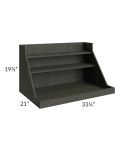 Charlotte Dark Grey Roll Out Pot and Pan Kit for a 36" Base Cabinet