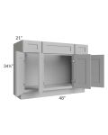 Dove Grey Shaker 48" Bathroom Vanity
