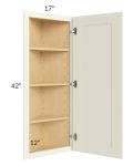 Linen Shaker 12x42 Angle Wall Cabinet