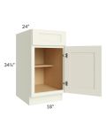 Linen Shaker 18" Base Cabinet
