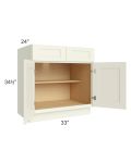 Linen Shaker 33" Base Cabinet