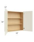 Linen Shaker 33x36 Wall Cabinet