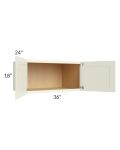 Linen Shaker 36x18x24 Wall Cabinet 