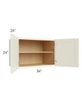 Linen Shaker 36x24x24 Wall Cabinet 