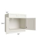 Providence Cream 36" Sink Base Cabinet