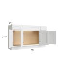 Gramercy White 60" Sink Base Cabinet