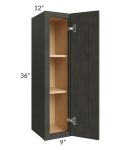 Charcoal Grey Shaker 09x36 Wall Cabinet
