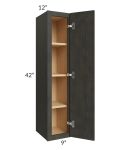 Charcoal Grey Shaker 09x42 Wall Cabinet