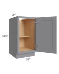 18" Full Height Door Base Cabinet