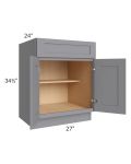 Grey Shaker 27" Base Cabinet