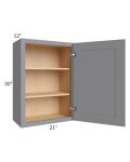 Grey Shaker 21x30 Wall Cabinet