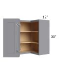 Graphite Grey Shaker 24x30 Wall Easy Reach Cabinet