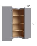 Graphite Grey Shaker 24x42 Wall Easy Reach Cabinet