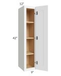 Brilliant White Shaker 09x42 Wall Cabinet