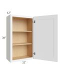 Brilliant White Shaker 21x36 Wall Cabinet