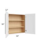 Brilliant White Shaker 30x30 Wall Cabinet